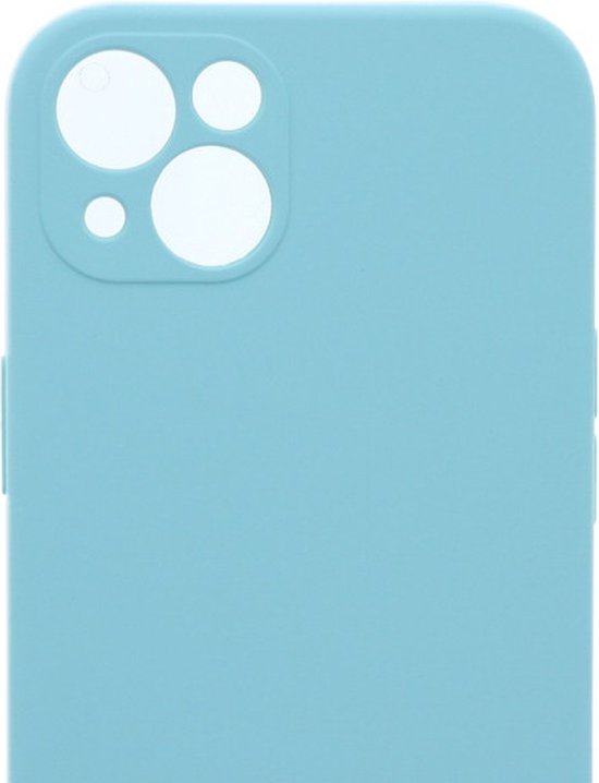 Coque de téléphone en silicone avec chaîne Convient pour : iPhone 13 Pro Max - TPU - Silicone - Turquoise - ZT Accessoires