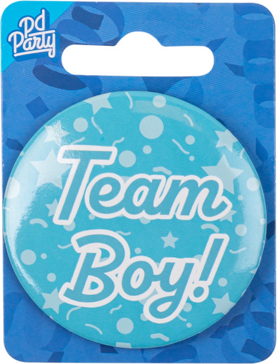Goedkoopste Kleine button | Team boy | blauw