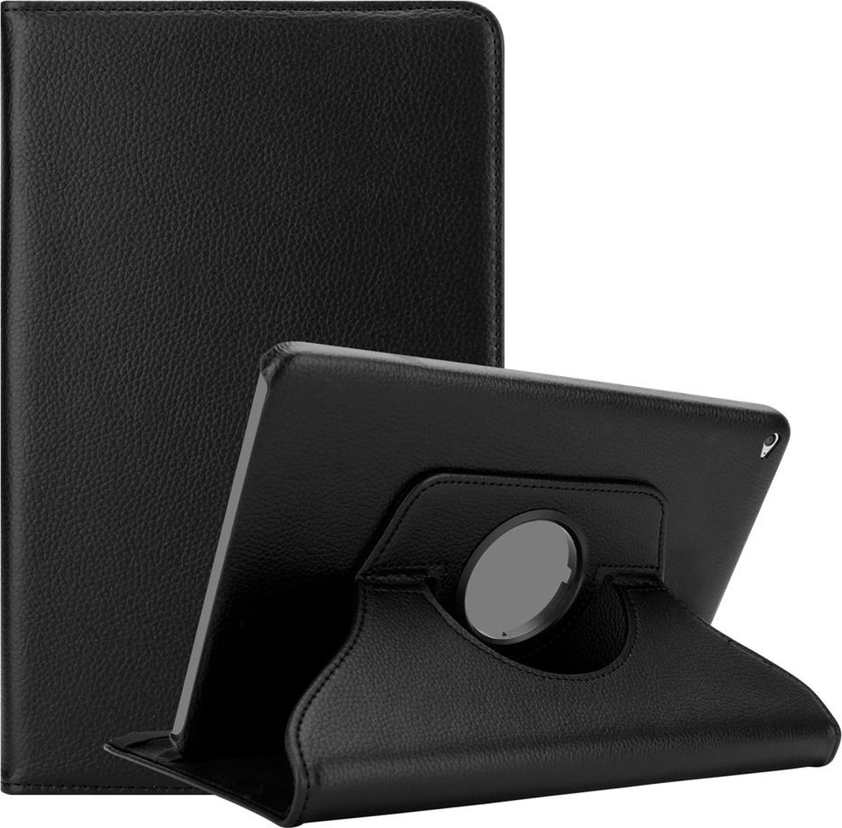 Cadorabo Tablet Hoesje voor Apple iPad AIR 2 2014 / AIR 2013 in OUDERLING ZWART - Beschermhoes met Auto Wake Up, met standfunctie en elastieksluiting Book Case Cover Etui