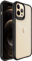 iMoshion Hoesje Geschikt voor iPhone 12 Pro Max Hoesje - iMoshion Rugged Hybrid Case - Zwart / Transparant