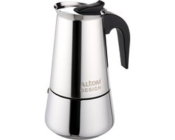 Altom Design Percolator 200 ml - 4 kops - roestvrijstaal - RVS