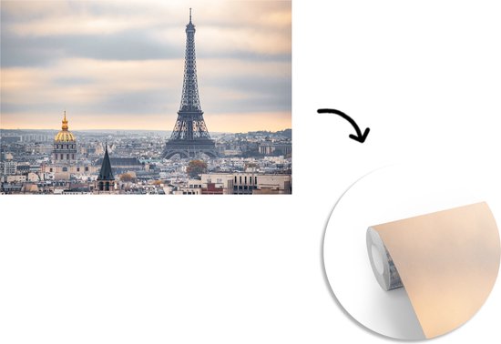 Vue aérienne de la Tour Eiffel à Paris 420x280 cm