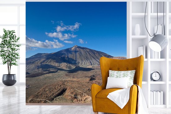 Papier peint Papier peint photo Tenerife - Grand volcan espagnol sur Tenerife largeur 260 cm x hauteur 260 cm - Impression photo sur papier peint vinyle (disponible en 7 formats) - chambre/séjour/bureau