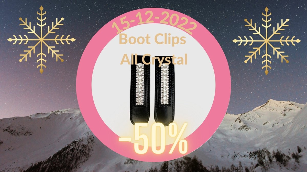 Boot Clips All Crystal