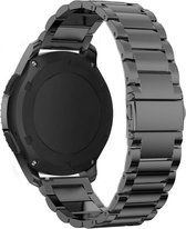 Strap-it Smartwatch bandje 22mm - Titanium horlogeband geschikt voor Samsung Galaxy Watch 46mm / Watch 3 45mm / Gear S3 Classic & Frontier - Polar Vantage M / M2 / V3 / Grit X / Grit X Pro - Amazfit GTR 47mm / GTR 2 / GTR 3 - donkergrijs