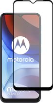 Cazy Screenprotector Motorola Moto E7i Power Full Cover Tempered Glass - Zwart