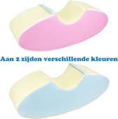 Soft Play Foam Schommelwip Pastel roze-geel-blauw | rocker | wipwap | foamblokken | bouwblokken | Soft play baby speelgoed | peuter | schuimblokken