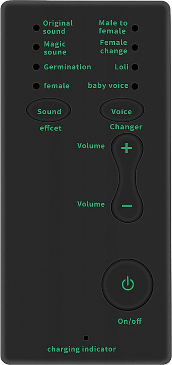 Victor® | Mini Voice Processor | Stemvervormer (veranderaar) | Voice Changer | Voor Mobiele Telefoon | 3,5 mm-interface | Veel Verschillende Opties - 