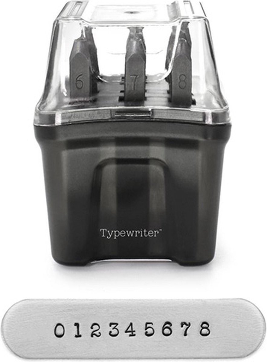 Slagcijfers Typewriter, Premium 3 mm