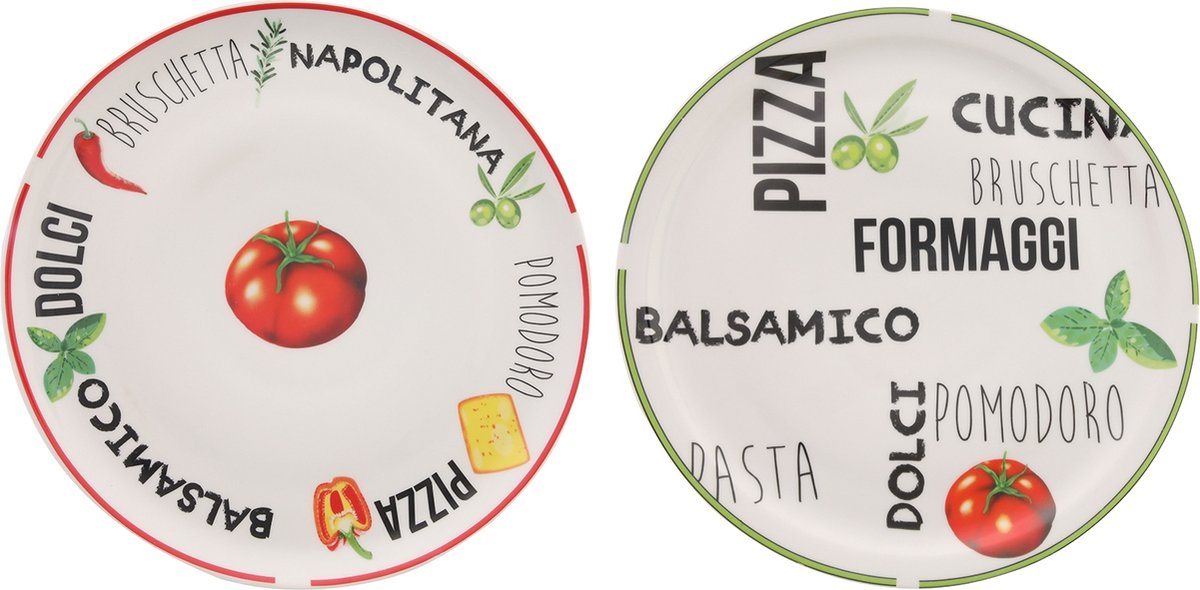Groot Pizzabord Italia ø 30 cm - set van 2 stuks