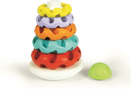 kubus hartstochtelijk zelf Baby Clementoni - Stapeltoren - 5 Stapelringen - Duurzaam Speelgoed - Vanaf  1 Jaar | bol.com