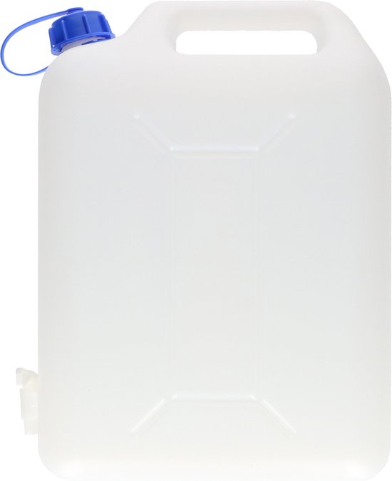 All Ride Water Tank 10L - Met Kraantje - Water of Limonade - Wit van All Ride — afbeelding 2
