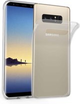 Cadorabo Hoesje voor Samsung Galaxy NOTE 8 in VOLLEDIG TRANSPARANT - Beschermhoes gemaakt van flexibel TPU Silicone Case Cover