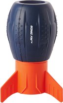 Aerobie - Super Sonic Fin Catch Rugby Toy - Aérodynamique Russell Wilson Soft Construction Rugby Ball Outdoor Games - Blauw & Orange