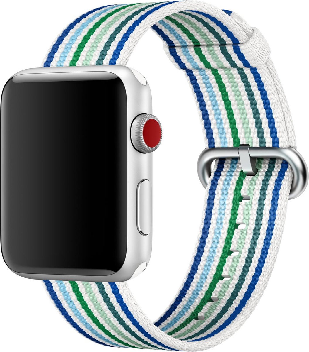 Apple Woven Nylon Apple Watch 38mm / 40mm / 41mm Blue Stripe