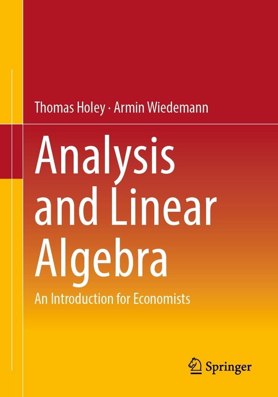 Analysis and Linear Algebra (ebook), Thomas Holey 9783662662472 Boeken