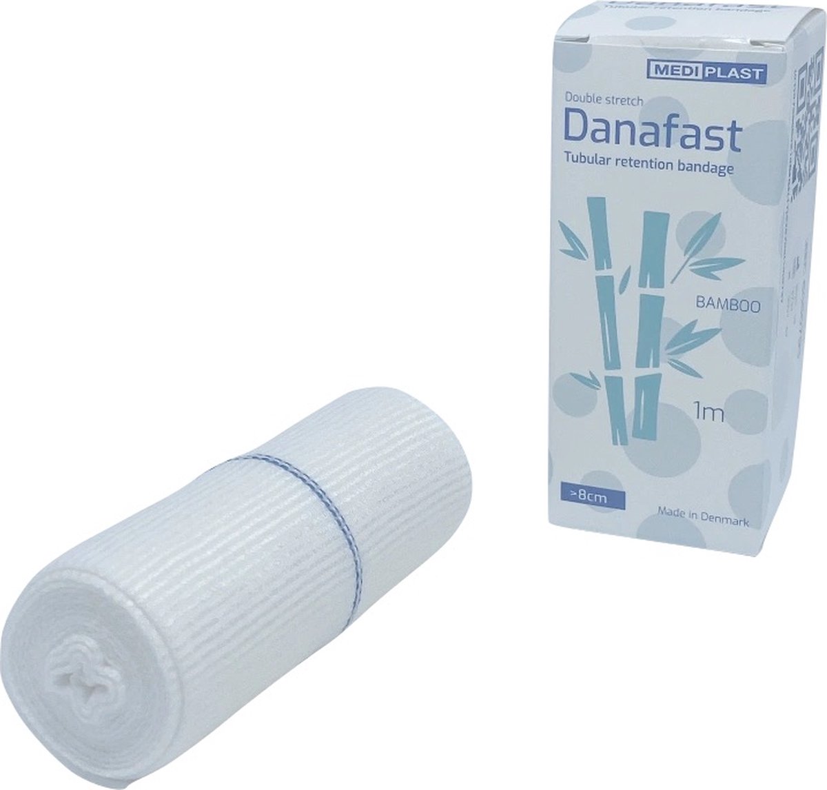 Goedkoopste Danafast Bamboe Buisverband Double stretch 8cm benen, armen en dijen - 3 stuks
