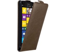 Cadorabo Hoesje geschikt voor Nokia Lumia 1520 in KOFFIE BRUIN - Beschermhoes in flip design Case Cover met magnetische sluiting