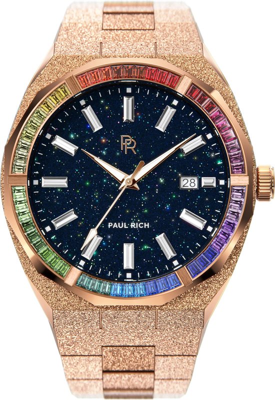 Montre Paul Rich Endgame Rainbow Frosted Star Dust Or Rose Gold