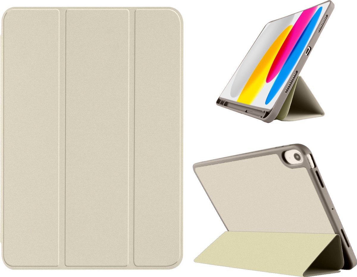 iPad 2022 hoes met pencil houder iPad 10e Generatie (10.9 inch) hoes Smart...