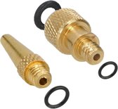 Dunlop Set Verloopnippels Fietspomp - 14 Stuks - Adapter Fietsventiel - Ballenpomp - Universeel