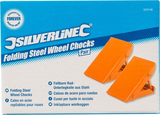 Silverline Inklapbare wielkeggen - Heavy-Duty staal - fel oranje - 2 stuks van Silverline — afbeelding 5