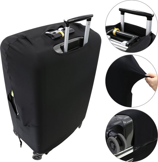 Housse De Protection Pour Valise - Polyester, Anti-Rayures, 4 Tailles, Élastique, Reconnaissable