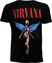 Nirvana In Utero Angelic Band T-Shirt Zwart - Merchandise Officielle