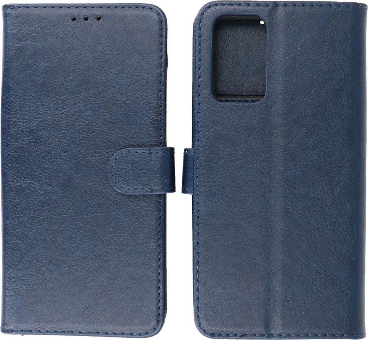 Oppo A96 Hoesje Book Case Portemonnee Telefoonhoesje - Navy