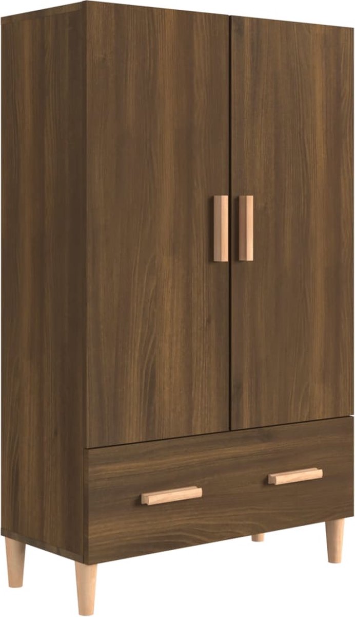 Hoge kast 69,5x31x115 cm bewerkt hout sonoma eikenkleurig kopen