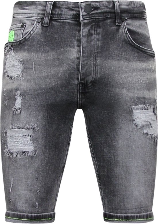 Local Fanatic Ripped Shorts Hommes - 1047 - Grijs - Tailles: 31