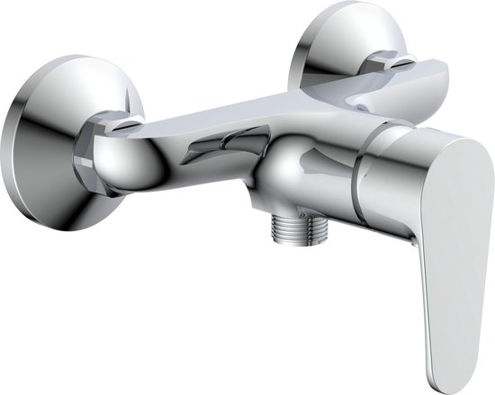 Foto: Hansgrohe unica doucheglijstang s puro 65 cm easy slide douchekophouder isiflex doucheslang 160 cm 24402700