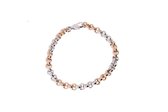 bracelet - massif - jasseron - or rose - or blanc - 14 crt - vente