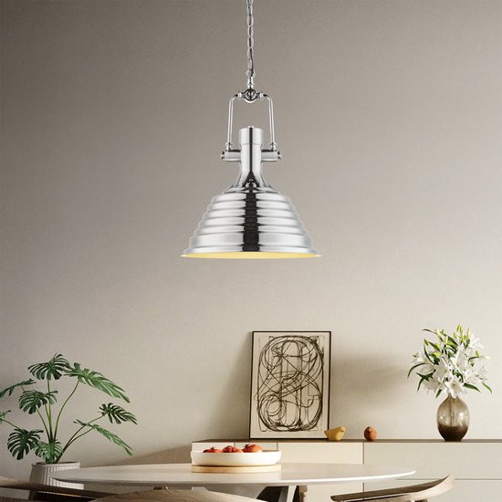 huurder Score Trend Home Sweet Home - Klassieke Hanglamp Dalma - hanglamp gemaakt van Metaal -  Chroom -... | bol.com