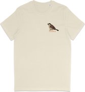 T Shirt Huismus - Vogelaar - Beige - XS