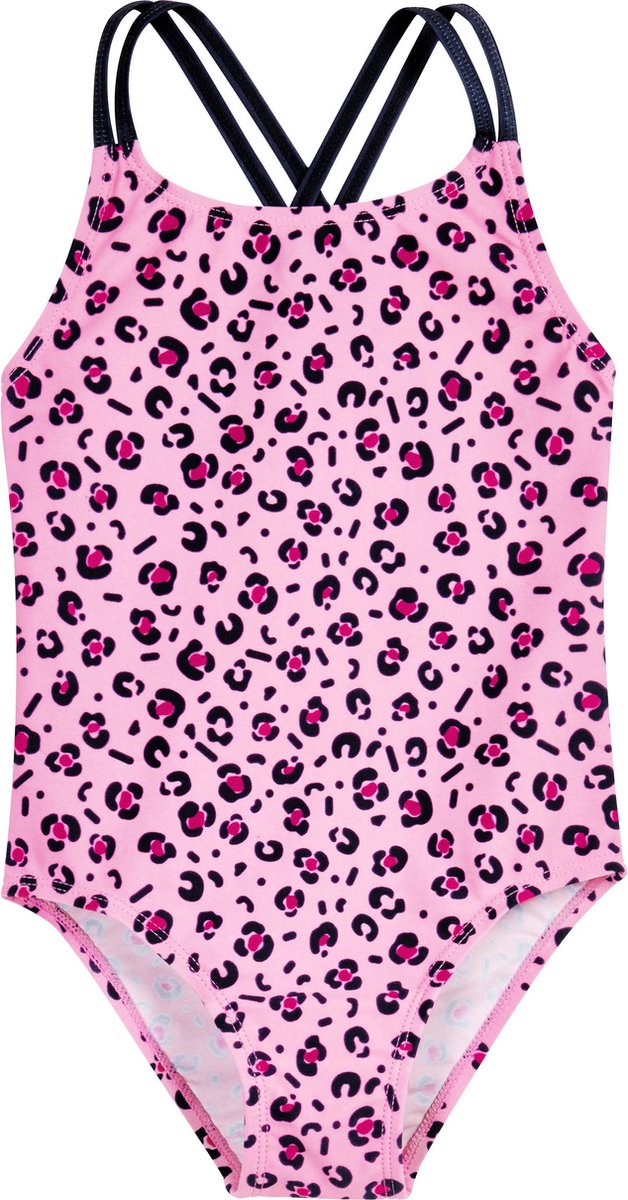 Playshoes Badpak - UV - Werend - Panterprint - Roze