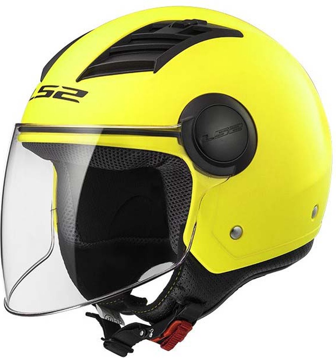 Ls2 Airflow L Solid Jet Helm Geel 2XS