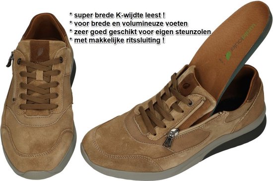 Greve 7243.88 002 Volwassenen Lage sneakersVrije tijds Kleur Cognac