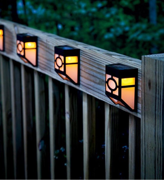 Deck - Solar lamp - 2023 model - warm wit licht - Tuinverlichting op zonne-energie - IP65 waterdicht - 3 stuks Solar Tuinlamp - LED verlichting