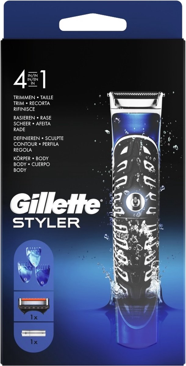 aansluiten ik ga akkoord met vleet Gillette Body-en Baardtrimmer 4-in-1 Precision + 1 mesje en batterij |  bol.com