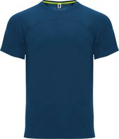 Donkerblauw sportshirt unisex 'Monaco' merk Roly maat L
