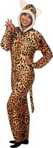 Luipaard onesie dames - Maat S/M - Carnaval verkleedkleding 2024
