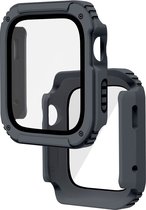 Geschikt voor Apple Watch 3/2/1, 42mm Volledige bescherming Gehard Glas – Grijs