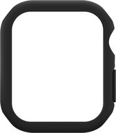 Geschikt voor Apple Watch Series 8/7, 45mm Volledige bescherming Gehard Glas – Zwart