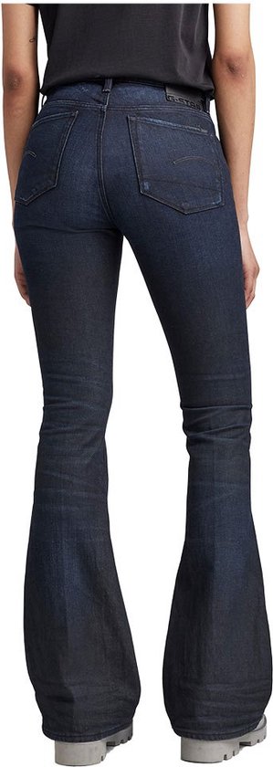 G-STAR 3301 Flare Fit Jeans - Dames - Worn In Naval Blue Cobler - W28 X L30  | bol.com