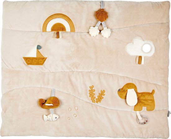 Disana - Wollen (wikkel)deken gebreid (caramel 80 x 100 cm