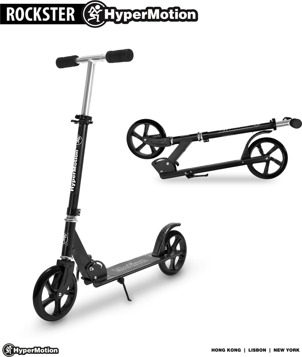 HyperMotion ROCKSTER Step voor volwassenen en tieners - Opvouwbaar - Verstelbare stuurhoogte 78-98 cm - Stuntstep, Stadsscooter voor vrouw, man, meisje en jongen thumbnail 4