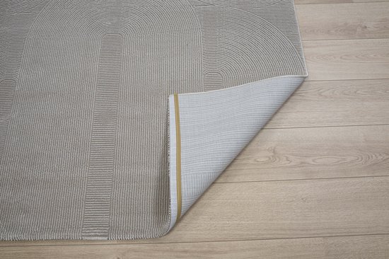Tapis Moderne Flycarpets Aurelia - Beige - 80x150 cm