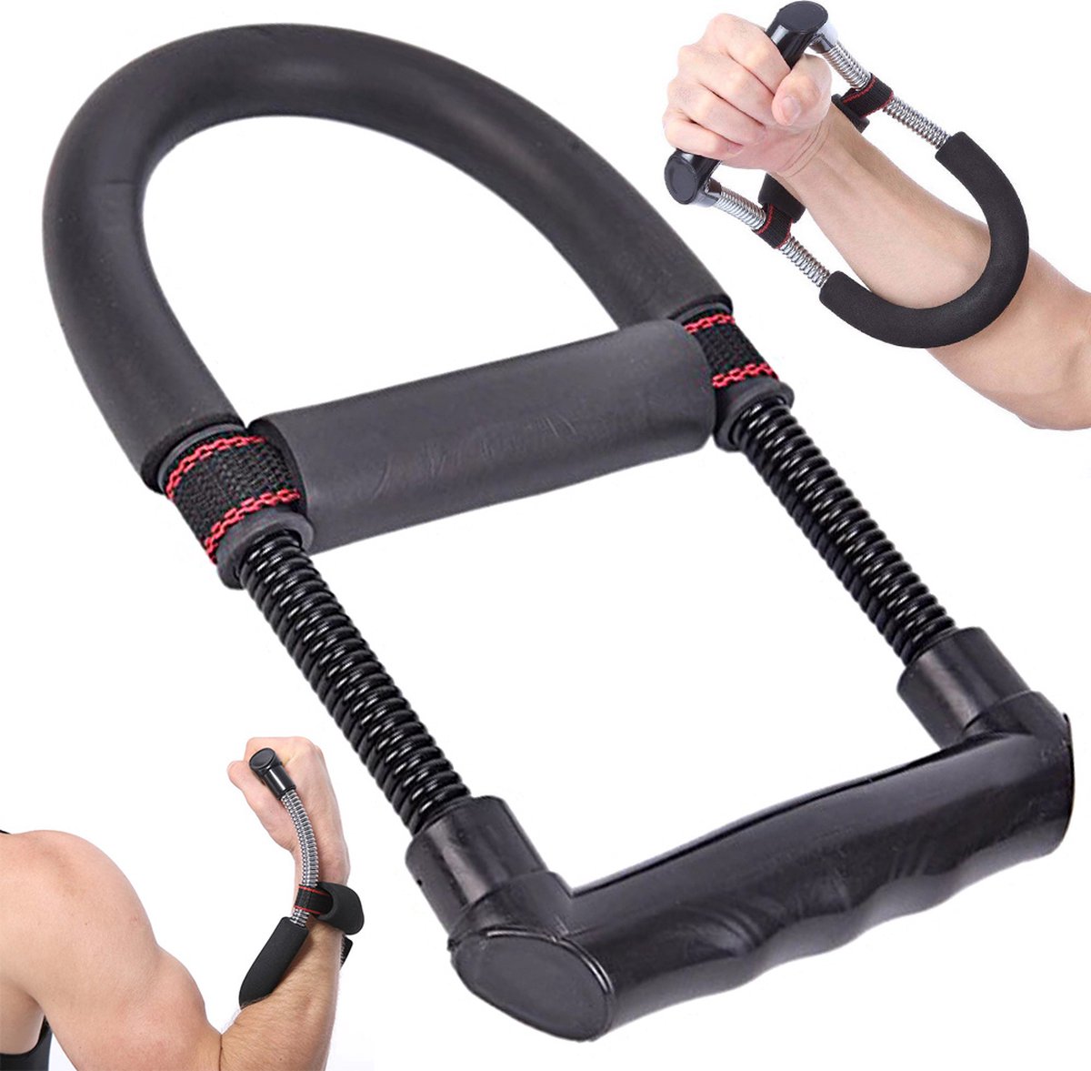 Polstrainer - onderarm trainer - hand trainer - wrist trainer - anti slip handsvat - u-vorm