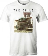The Mandalorian - Logo The Child White T-Shirt L